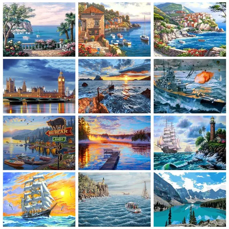 RUOPOTY Frame Painting By Numbers For Adults Kits Boat At Sea Landscape Wall Art Picture Numbers For Home Decoration
RUOPOTY Frame Painting By Numbers For Adults Kits Boat At Sea Landscape Wall Art Picture Numbers For Home Decoration
