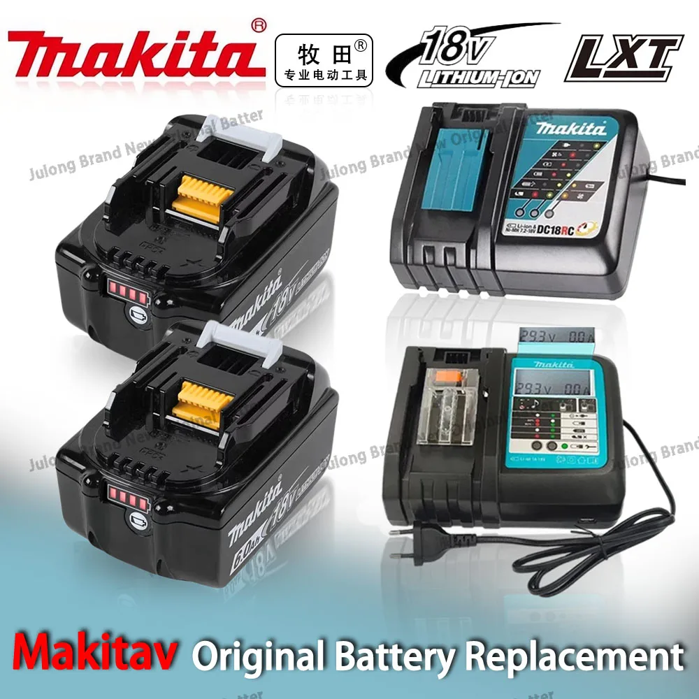 Makita 18V Rechargeable Power Tools Battery With LED BL1830 BL1850 BL1860 Battery Charger Set With Working Light
Makita 18V Rechargeable Power Tools Battery With LED BL1830 BL1850 BL1860 Battery Charger Set With Working Light