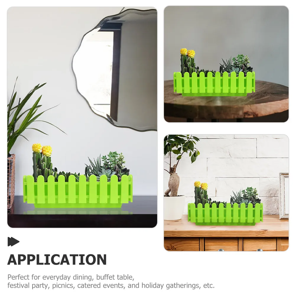 2Pcs Flower Pot Fence Window Box Plastic Planter Decorative Rectangular Plant Container Outdoor Garden Plant Box Long Drainage
2Pcs Flower Pot Fence Window Box Plastic Planter Decorative Rectangular Plant Container Outdoor Garden Plant Box Long Drainage