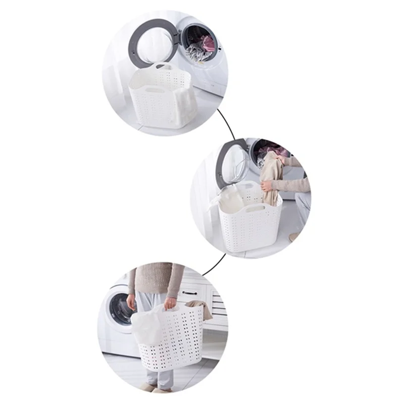 High Quality Storage Basket Portable Bathroom Dirty Clothes Basket Household Multifunctional Toy Snack Storage Basket Hollow
High Quality Storage Basket Portable Bathroom Dirty Clothes Basket Household Multifunctional Toy Snack Storage Basket Hollow