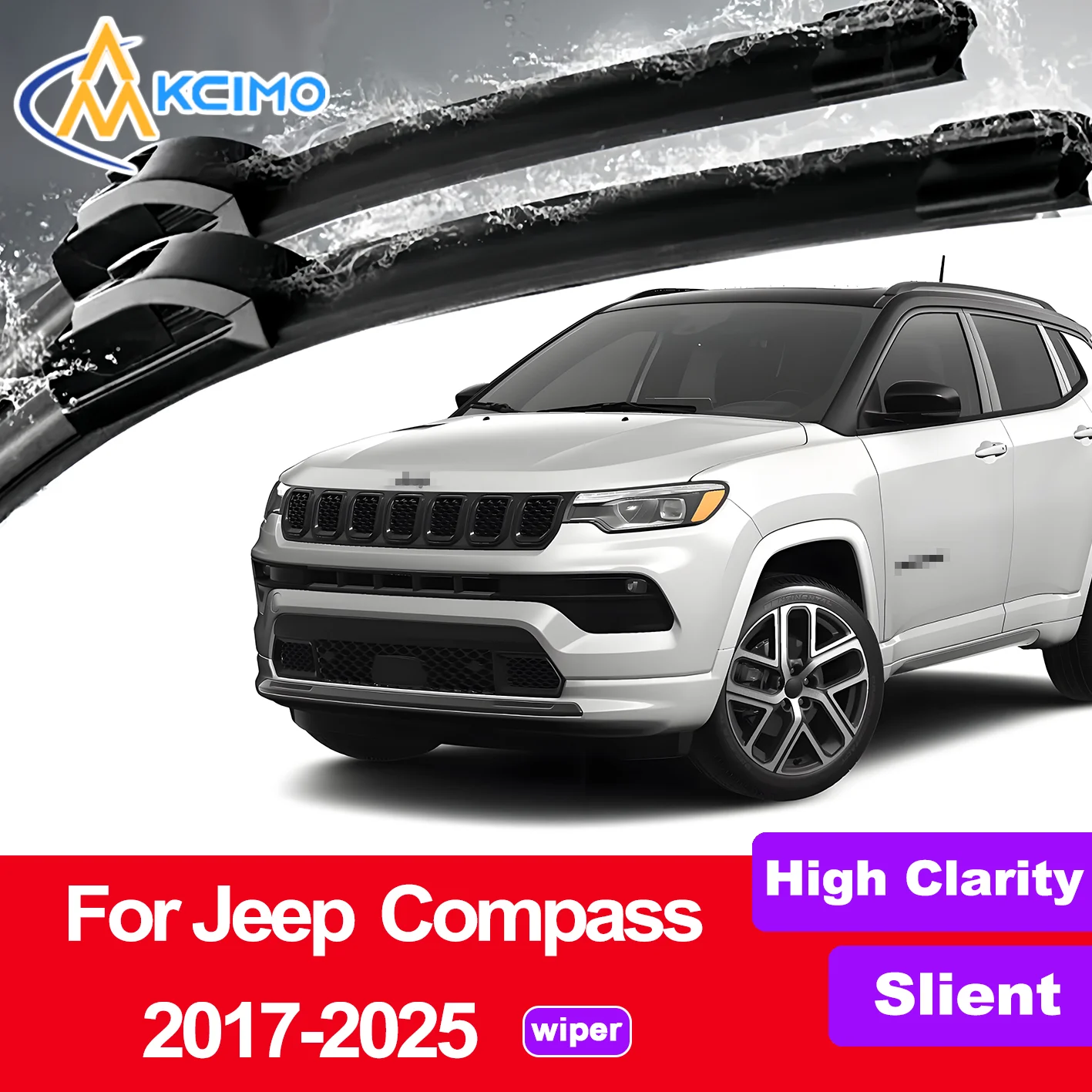 2PCS HD Car Windscreen Wipers for Jeep Compass MP/552 2017-2025 Front Windshield Auto Wipers Blade Accessories 2025 2024 2023
2PCS HD Car Windscreen Wipers for Jeep Compass MP/552 2017-2025 Front Windshield Auto Wipers Blade Accessories 2025 2024 2023