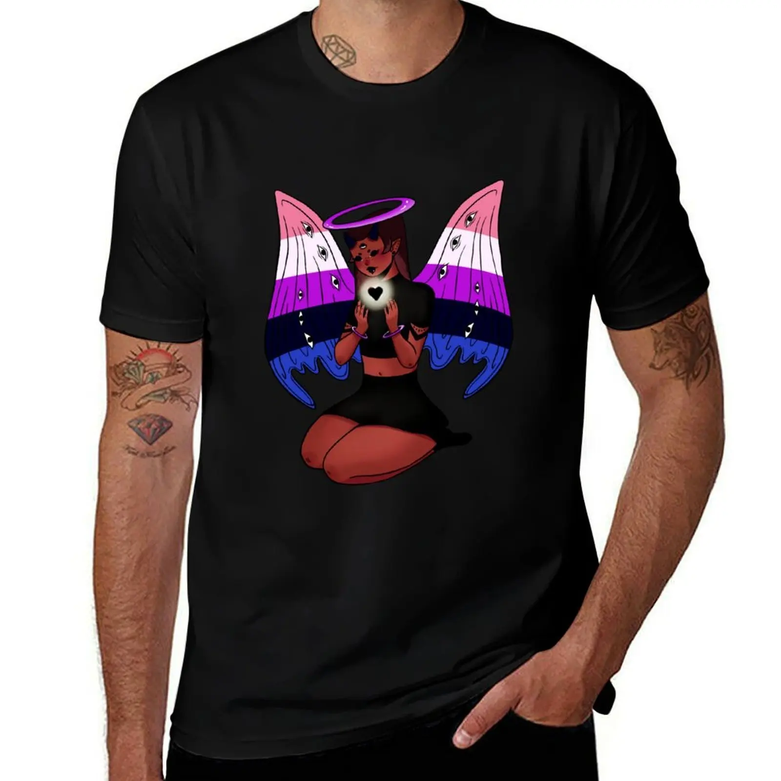 Genderfluid Divine Being (PRIDE) T-Shirt man clothes valentines clothes anime tshirt summer clothes cotton t shirt men
Genderfluid Divine Being (PRIDE) T-Shirt man clothes valentines clothes anime tshirt summer clothes cotton t shirt men