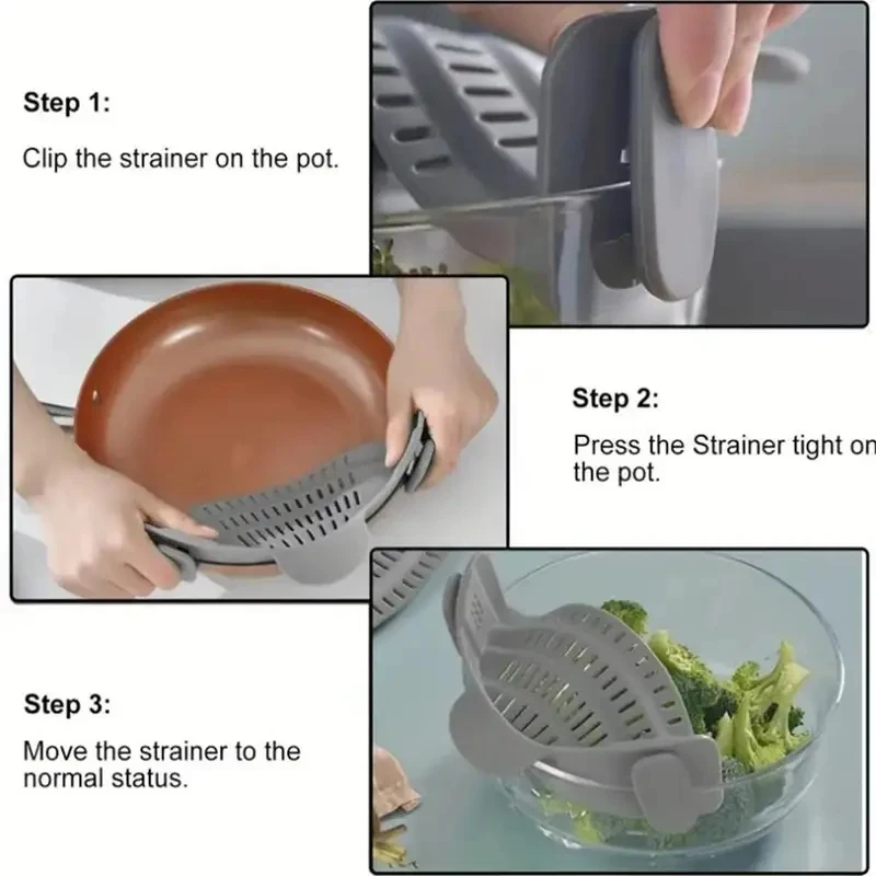 1pc, Strainer, Pot Strainer, Adjustable Clip On Strainer For Pots Pans And Bowls, Kitchen Pot Strainer
1pc, Strainer, Pot Strainer, Adjustable Clip On Strainer For Pots Pans And Bowls, Kitchen Pot Strainer