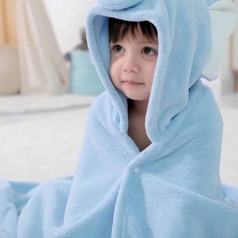 J15U Baby Hooded Bath Towel Receiving Blanket Cartoon Animal Towel Coral Fleece Bathrobe Cloak Poncho for Kids
J15U Baby Hooded Bath Towel Receiving Blanket Cartoon Animal Towel Coral Fleece Bathrobe Cloak Poncho for Kids