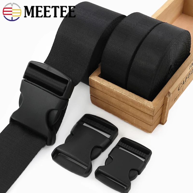 1-5Sets 20-50mm Black Nylon Webbing Plastic Release Buckle Bag Strap Fastener Buckles Luggage Binding Tape Adjust Clip Clasp
1-5Sets 20-50mm Black Nylon Webbing Plastic Release Buckle Bag Strap Fastener Buckles Luggage Binding Tape Adjust Clip Clasp