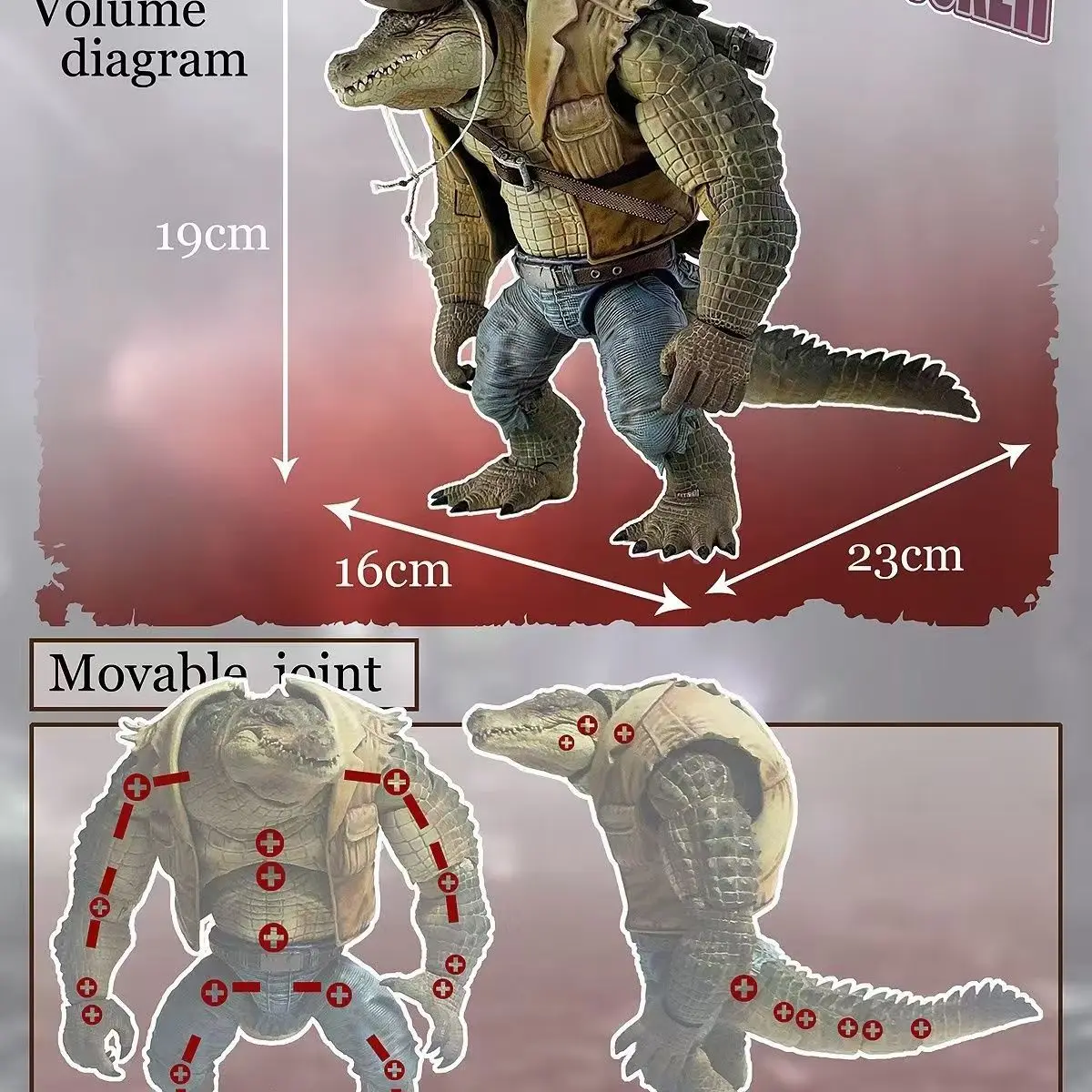 Maestro Union Genuine Fury Planet Wilderness Hunter Crocker Action Figures Crocker Figure Boy's Gift Movable Model Toys
Maestro Union Genuine Fury Planet Wilderness Hunter Crocker Action Figures Crocker Figure Boy's Gift Movable Model Toys
