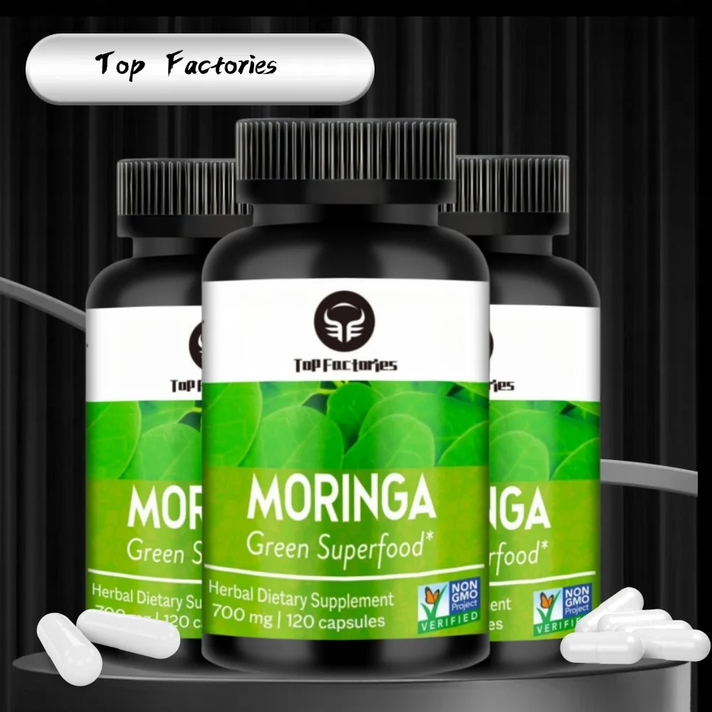 Hot Sales Moringa Capsules -700mg Pure Moringa Powder Capsules, Organic Capsules, Supports Energy, Gut
Hot Sales Moringa Capsules -700mg Pure Moringa Powder Capsules, Organic Capsules, Supports Energy, Gut