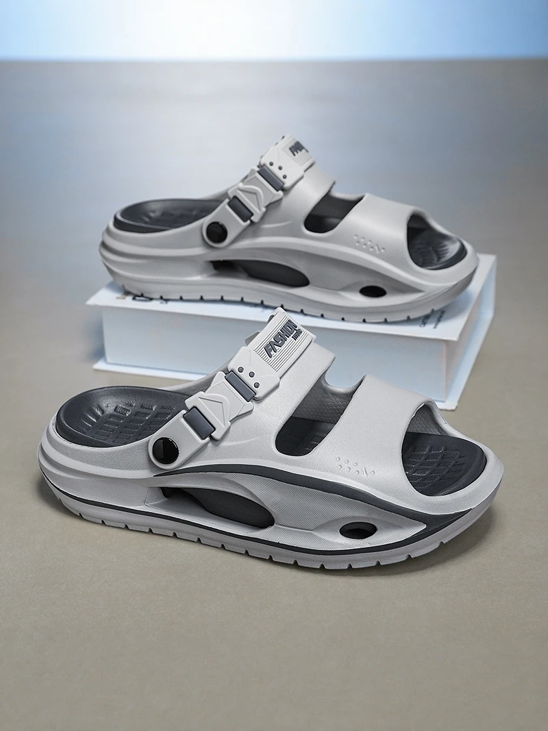 Casual Sporty Men's Slippers Summer Thick Bottom Beach Sandals Anti-Slip Driving Two-Purpose Flat Footbed EVA Slippers
Casual Sporty Men's Slippers Summer Thick Bottom Beach Sandals Anti-Slip Driving Two-Purpose Flat Footbed EVA Slippers