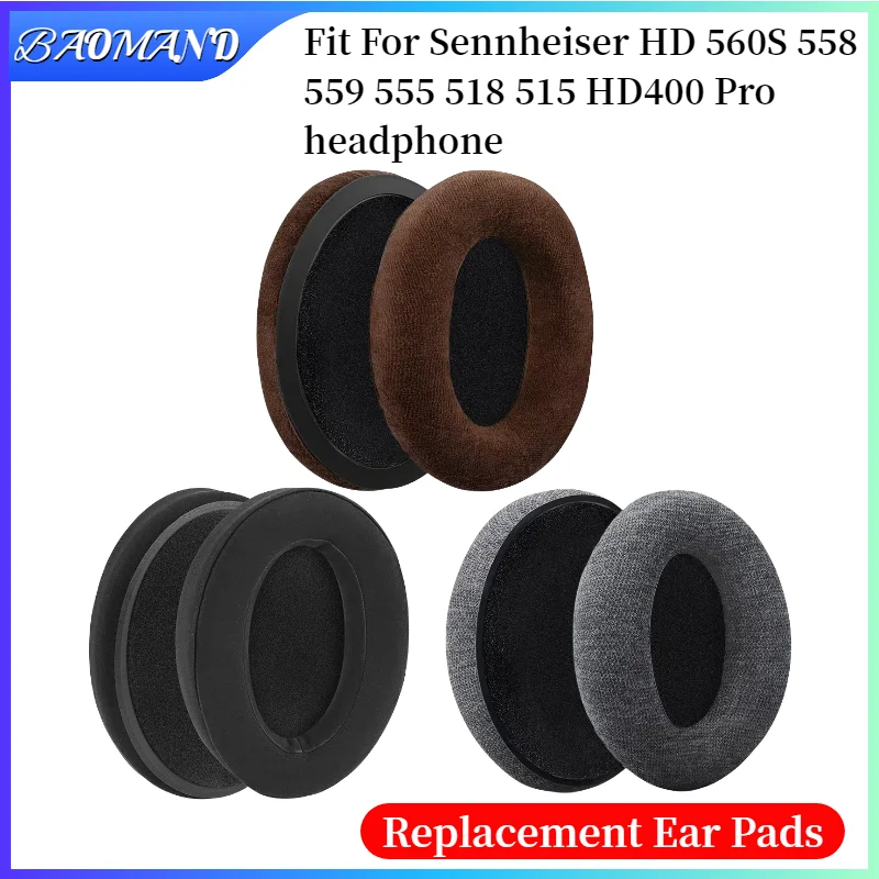 Headphone Earpads for Sennheiser HD 560S 558 559 555 518 515 HD400 Pro Headphones Replacement Ear Pads Cover Cushions Pillow
Headphone Earpads for Sennheiser HD 560S 558 559 555 518 515 HD400 Pro Headphones Replacement Ear Pads Cover Cushions Pillow