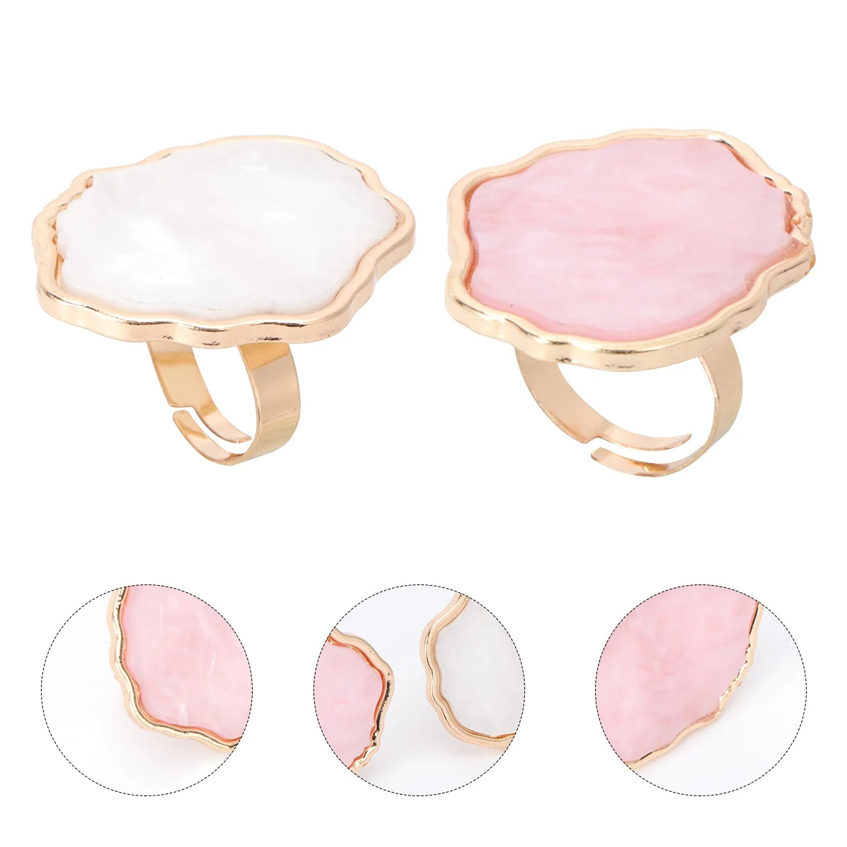 2 Pcs Resin Shell Palette Color Mixing Trays Mini Portable Nail Palettes for Parties Holidays Beauty Salon Home Use
2 Pcs Resin Shell Palette Color Mixing Trays Mini Portable Nail Palettes for Parties Holidays Beauty Salon Home Use