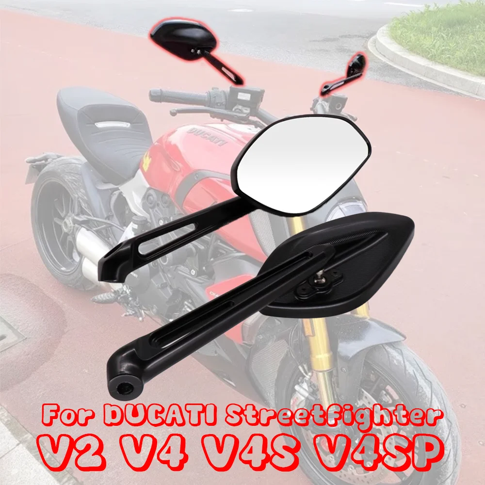 Motorcycle Rear View Mirror For DUCATI Streetfighter V2 V4 V4S V4SP 2019 2020 2021 2022 848 Left Right Glass Lenses Accessories
Motorcycle Rear View Mirror For DUCATI Streetfighter V2 V4 V4S V4SP 2019 2020 2021 2022 848 Left Right Glass Lenses Accessories