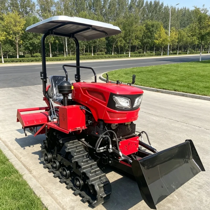 Customized New Ride-on Rotary Tiller, Farm Tillage Equipment, High-Quality Tracked Agricultural Rotary Tiller
Customized New Ride-on Rotary Tiller, Farm Tillage Equipment, High-Quality Tracked Agricultural Rotary Tiller