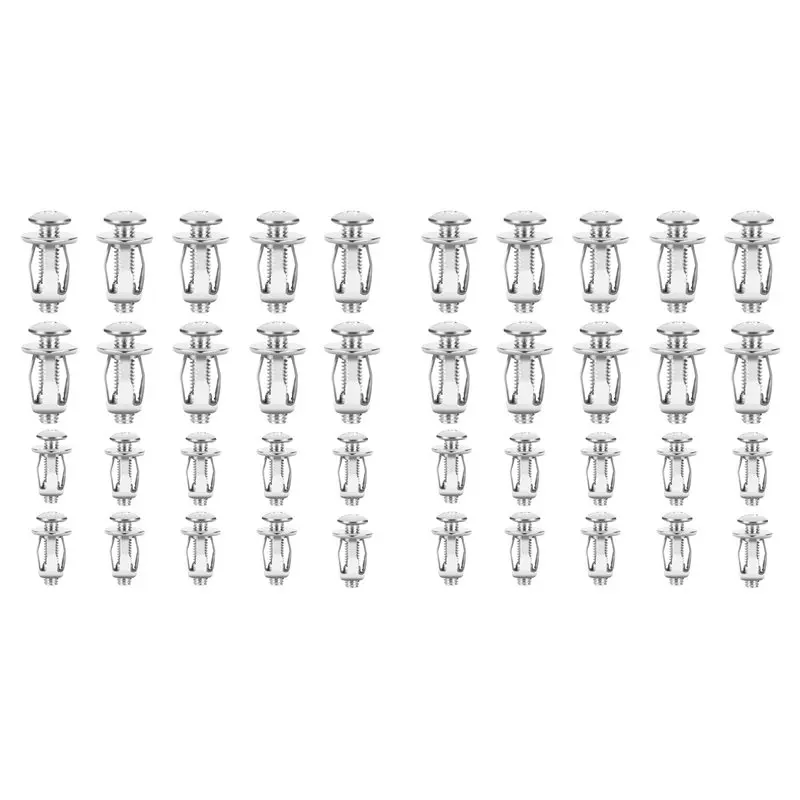 ABZS 80 Pcs Hollow Door Anchors And Screws, Hollow Metal Cavity Fixing Core Door Anchors For 0-5Mm Door Hollow Wall Sheet
ABZS 80 Pcs Hollow Door Anchors And Screws, Hollow Metal Cavity Fixing Core Door Anchors For 0-5Mm Door Hollow Wall Sheet