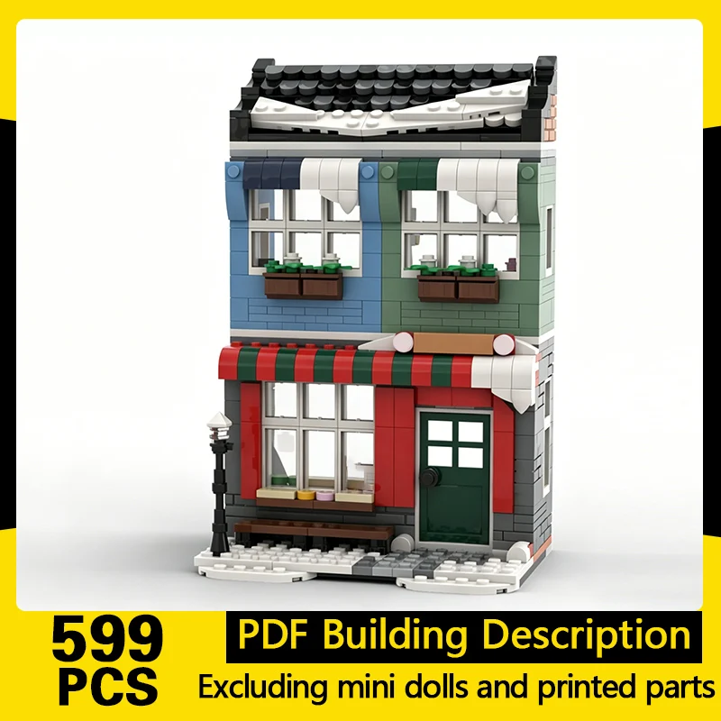 City Street View Model MOC Building Bricks Main Street Fruit Store Modular Technology Gifts Holiday Assemble Children Toys Suit
City Street View Model MOC Building Bricks Main Street Fruit Store Modular Technology Gifts Holiday Assemble Children Toys Suit