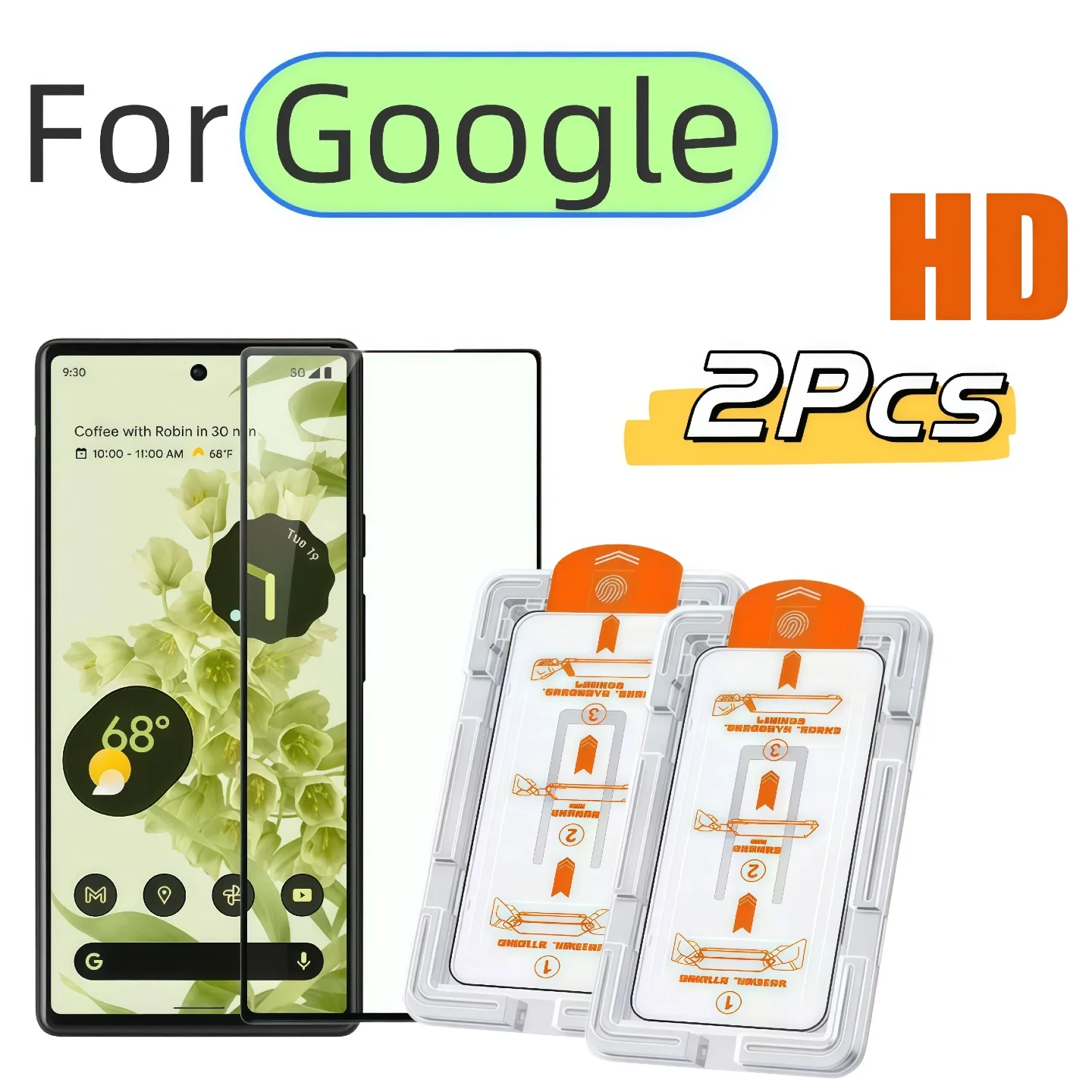 2Pcs HD Clear Tempered Glass Screen Protector for Google Pixel 10A 9 9a pro XL 8A 8 5G Anti-Fingerprint Easy Install
2Pcs HD Clear Tempered Glass Screen Protector for Google Pixel 10A 9 9a pro XL 8A 8 5G Anti-Fingerprint Easy Install