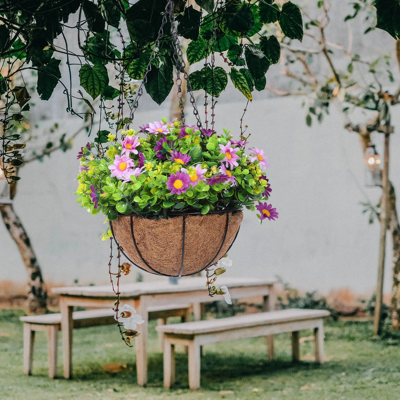 9 Coconut Fiber Flower Baskets Hanging Pots Artificial Decorative Planters for Home Garden Balcony Indoor Outdoor
9 Coconut Fiber Flower Baskets Hanging Pots Artificial Decorative Planters for Home Garden Balcony Indoor Outdoor