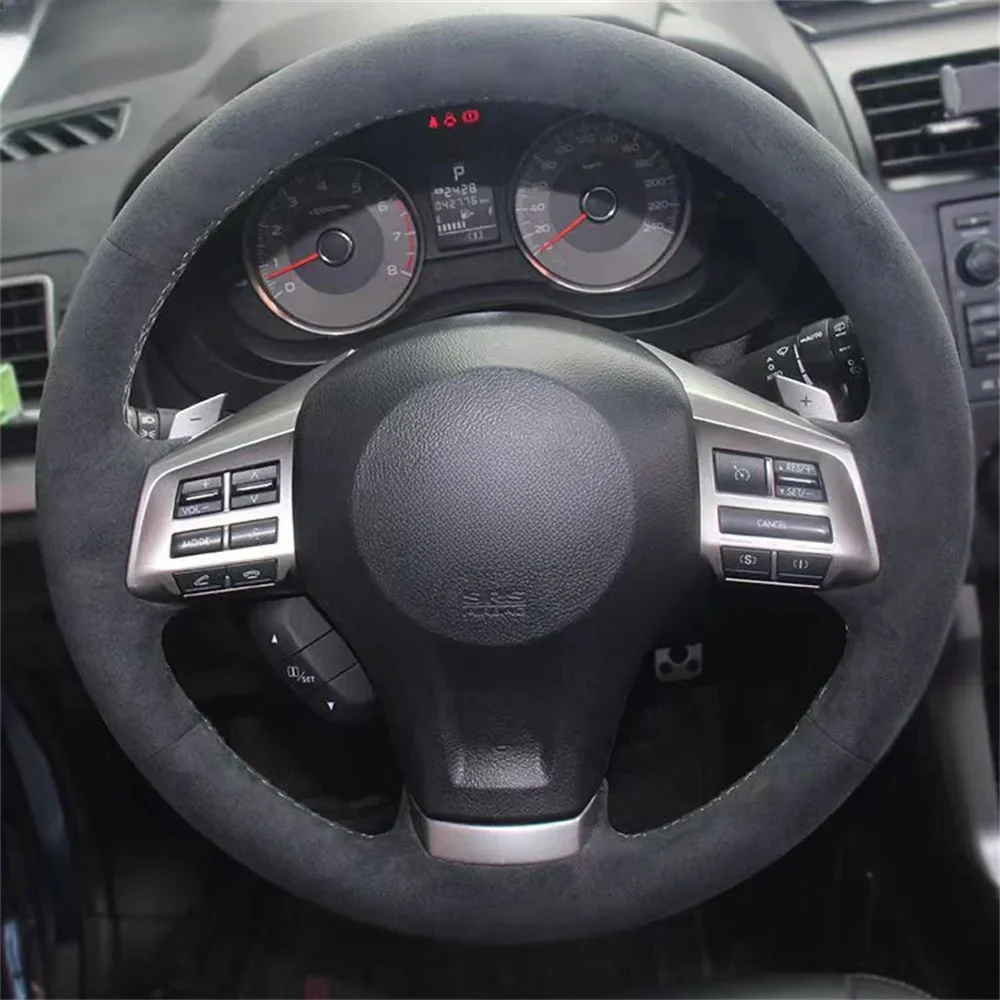 Car Steering Wheel Cover Suede Interior Car Accessories For Subaru Forester 2013-15 Legacy 2013-2014 Outback 2013-14 XV 2013-15
Car Steering Wheel Cover Suede Interior Car Accessories For Subaru Forester 2013-15 Legacy 2013-2014 Outback 2013-14 XV 2013-15