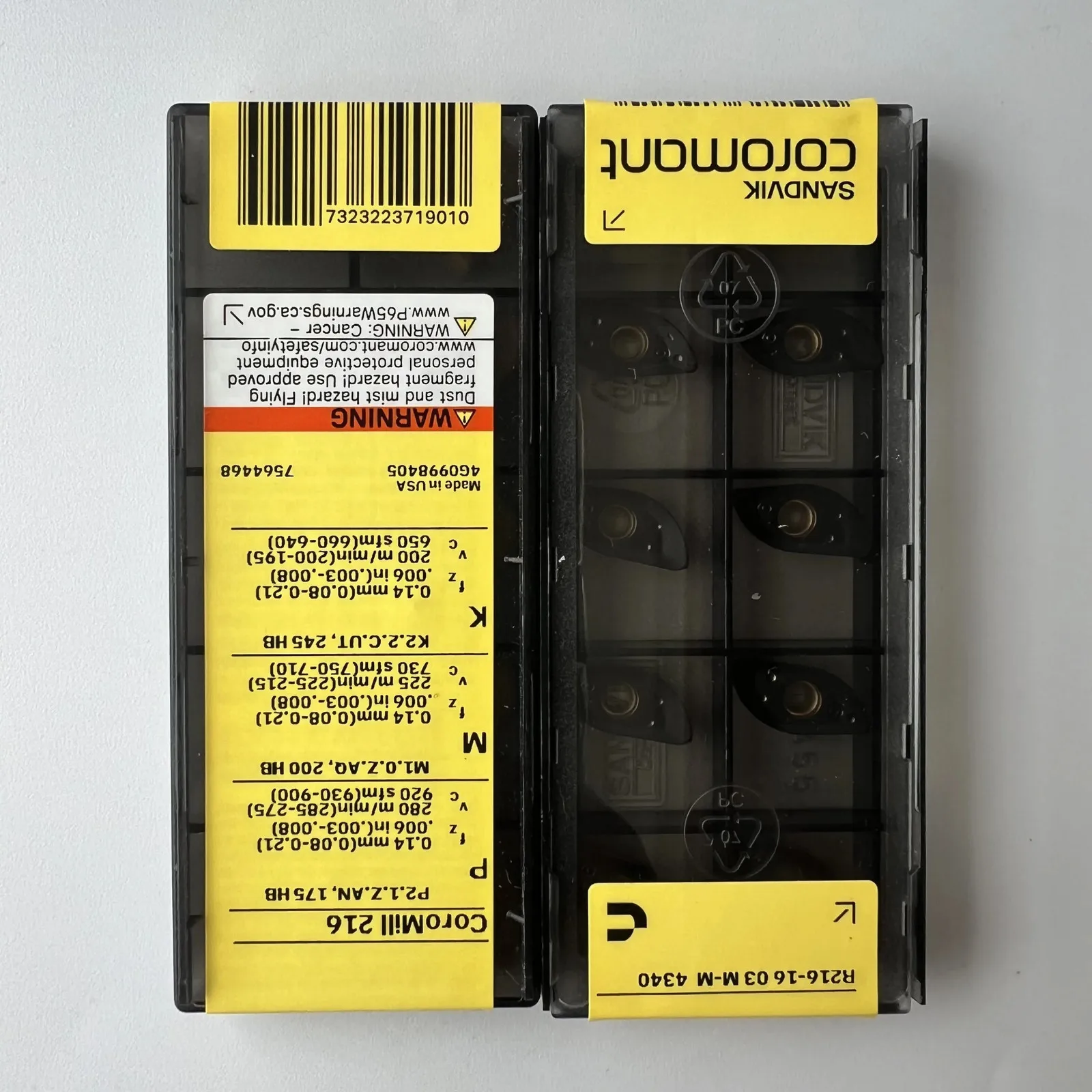 SANDVIK / R216-1603M-M 4340 / Hard alloy CNC Blade 10 Pcs
SANDVIK / R216-1603M-M 4340 / Hard alloy CNC Blade 10 Pcs