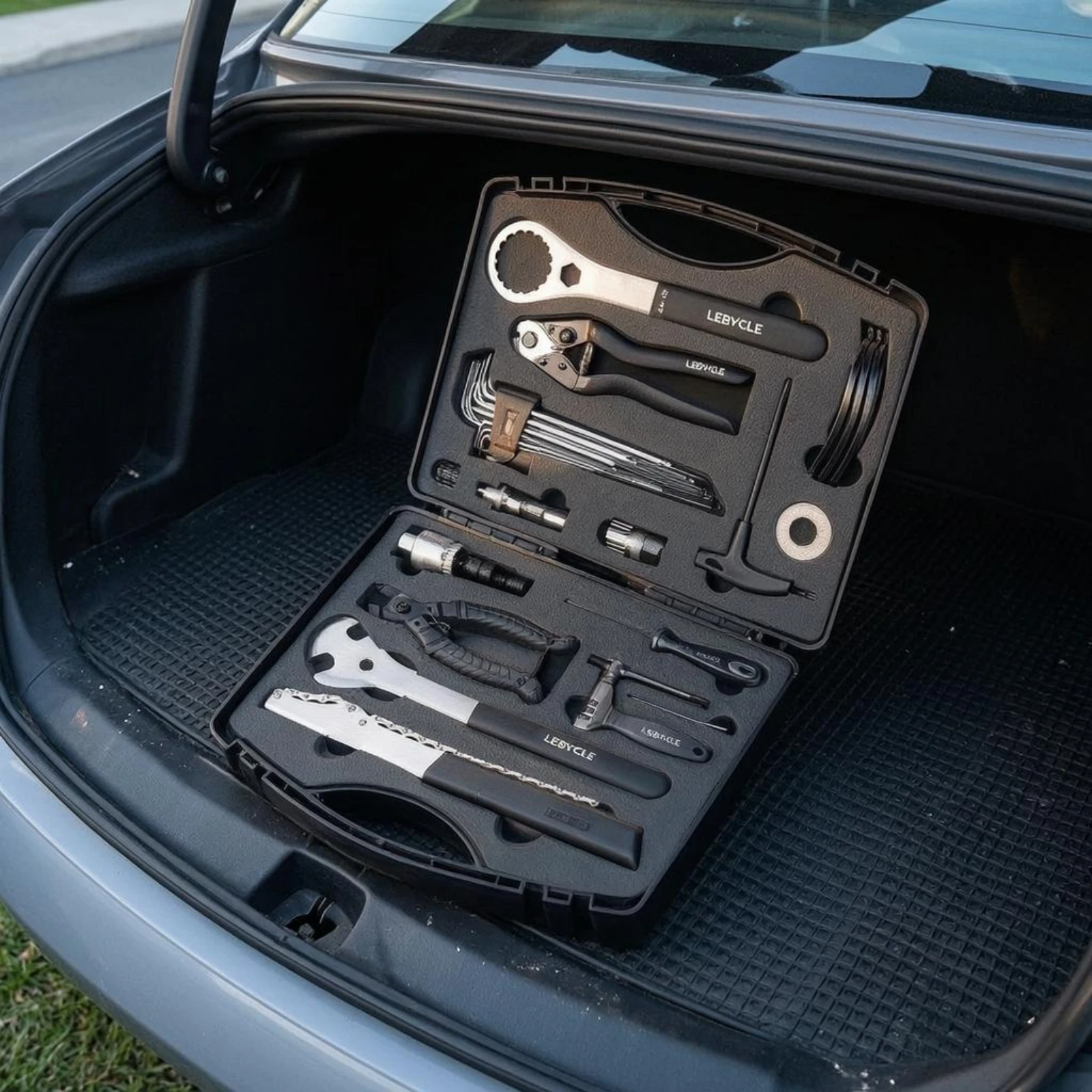 Cycling Repair Tool Box Portable Bike Tool Kit Bike Repair Tools Easy to Use Sports Equipment Long-Lasting Steel
Cycling Repair Tool Box Portable Bike Tool Kit Bike Repair Tools Easy to Use Sports Equipment Long-Lasting Steel