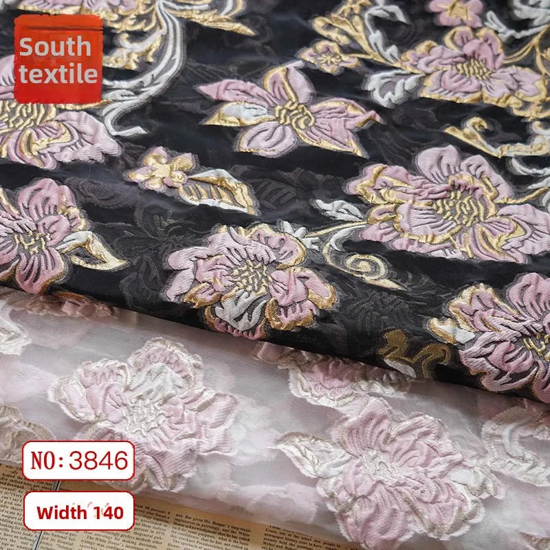 Spring Summer Flower Jacquard Mesh Fabric for Coat Dress Clothing Tablecloth Design Cloth Handmade Diy Sewing Material
Spring Summer Flower Jacquard Mesh Fabric for Coat Dress Clothing Tablecloth Design Cloth Handmade Diy Sewing Material