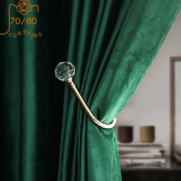 High Grade Christmas Green Velvet Curtains for Living Room Bedroom French Window Balcony Finished Products French Window
High Grade Christmas Green Velvet Curtains for Living Room Bedroom French Window Balcony Finished Products French Window