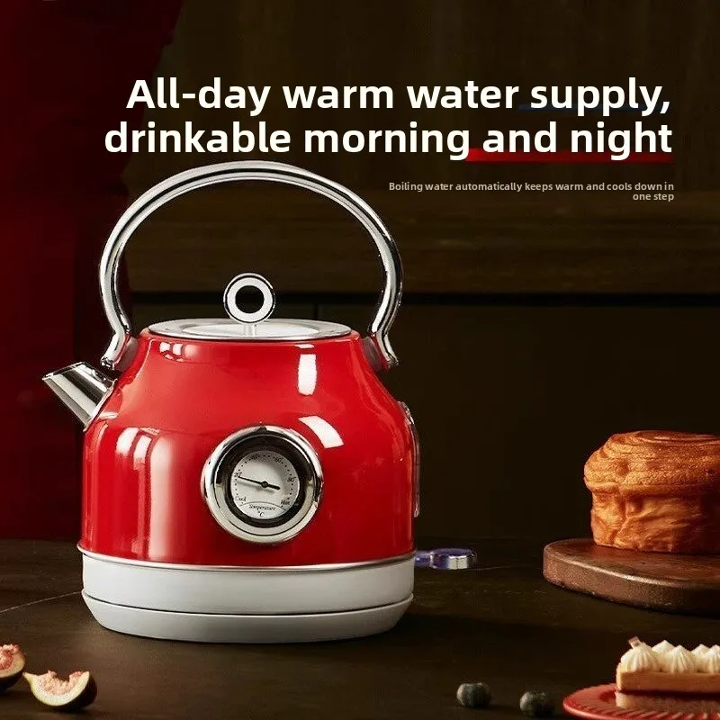 Retro Kettle Home B & B Hotel Hotel High-end 304 Stainless Steel 1.7 Liter Electric Kettle
Retro Kettle Home B & B Hotel Hotel High-end 304 Stainless Steel 1.7 Liter Electric Kettle
