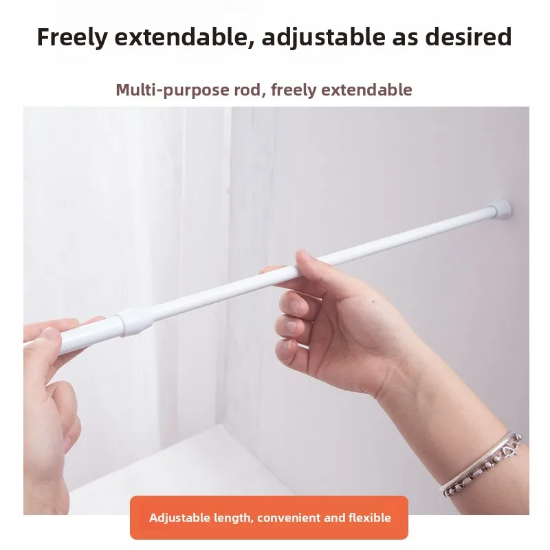 No-Drill Multi-Functional Curtain Rod Adjustable Bath Curtain Rod Bedroom Door Curtain Pole Half Curtain Rod Easy Installation
No-Drill Multi-Functional Curtain Rod Adjustable Bath Curtain Rod Bedroom Door Curtain Pole Half Curtain Rod Easy Installation