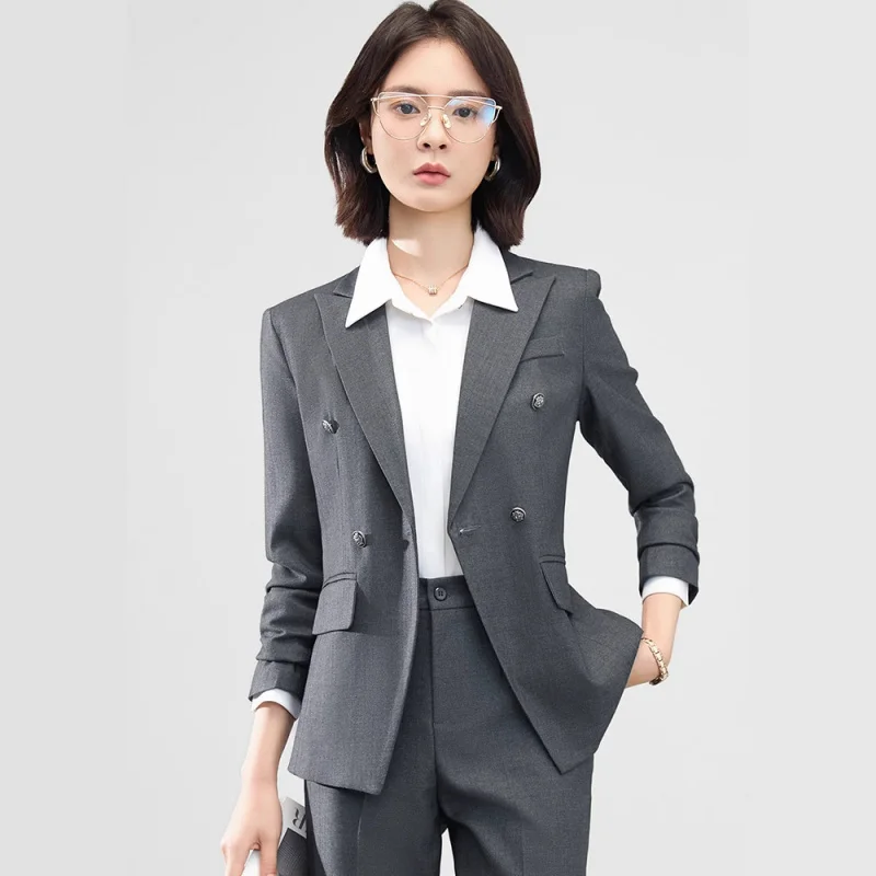 Gray Suit Set for Women with a High-End Professional LookOLBusiness White-collar Interview Exam Formal Workwear
Gray Suit Set for Women with a High-End Professional LookOLBusiness White-collar Interview Exam Formal Workwear
