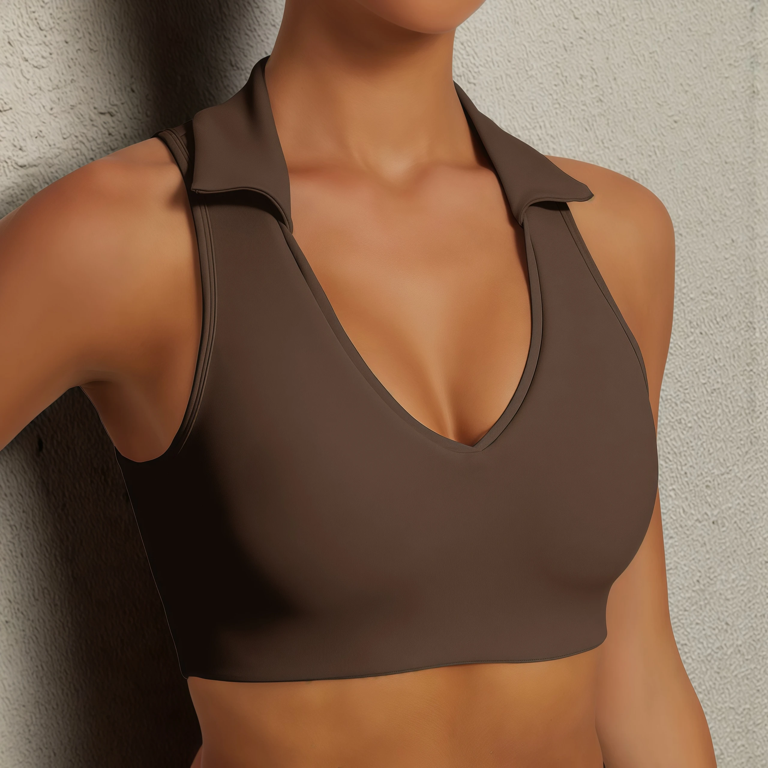 Women High Impact Sports Bra, Collar Yoga Top Vest, Quick Dry Gym Running Fitness Bra, Shockproof Ladies Activewear
Women High Impact Sports Bra, Collar Yoga Top Vest, Quick Dry Gym Running Fitness Bra, Shockproof Ladies Activewear