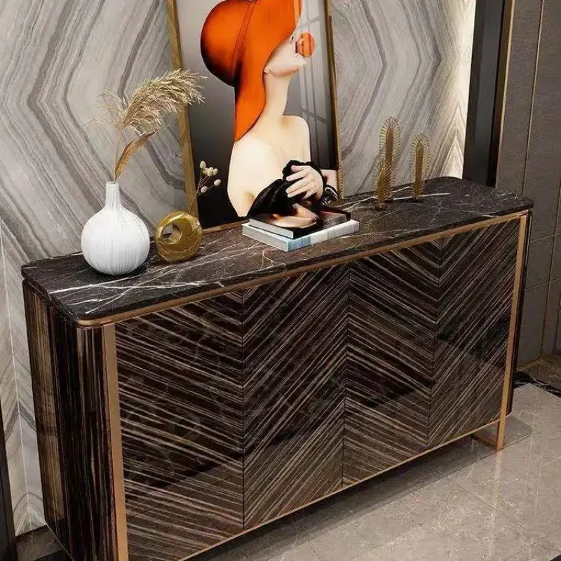 Элегантный пристенный шкаф для прихожей в стиле минимализм, мраморный буфет для столовой, декоративный настенный шкаф для хранения в гостиной
Элегантный пристенный шкаф для прихожей в стиле минимализм, мраморный буфет для столовой, декоративный настенный шкаф для хранения в гостиной