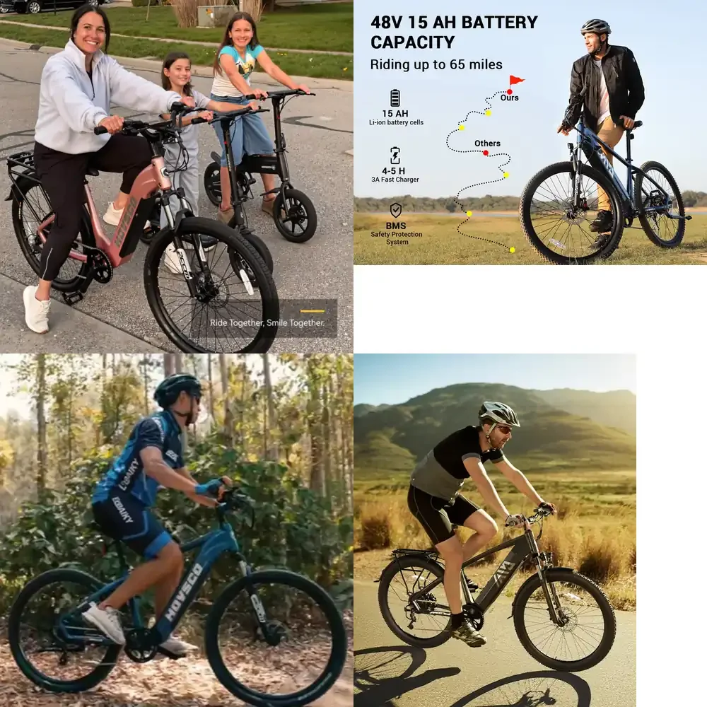 EU/UK 27.5'' Commuter E-Bike 970W Motor 48V Rated Tire 60km Range Lightweight Aluminum Frame Electronic Lithium Battery for
EU/UK 27.5'' Commuter E-Bike 970W Motor 48V Rated Tire 60km Range Lightweight Aluminum Frame Electronic Lithium Battery for