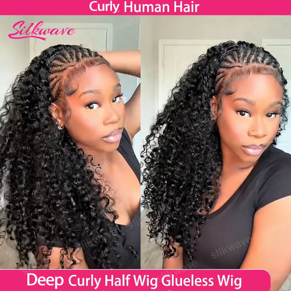 Half Wig Human Hair Deep Wave 3 In 1 Half Wigs Human Hair Seamless Flip Over 200 Density Water Wave Drawstring Human Hair Wigs
Half Wig Human Hair Deep Wave 3 In 1 Half Wigs Human Hair Seamless Flip Over 200 Density Water Wave Drawstring Human Hair Wigs