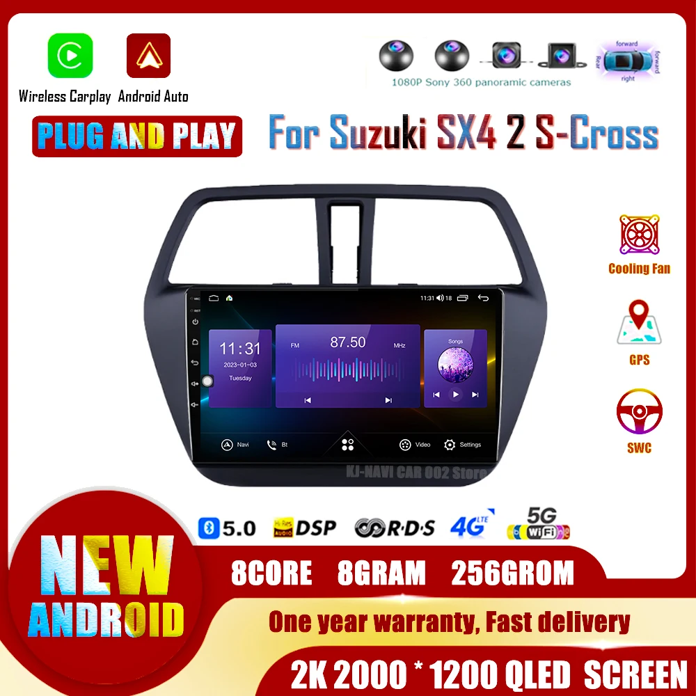 Автомобильный радиоприемник Android 14, мультимедийный видеоплеер для Suzuki SX4 2 S-Cross 2012-2016, автостерео, GPS-навигация, 2,5D-экран Carplay
Автомобильный радиоприемник Android 14, мультимедийный видеоплеер для Suzuki SX4 2 S-Cross 2012-2016, автостерео, GPS-навигация, 2,5D-экран Carplay