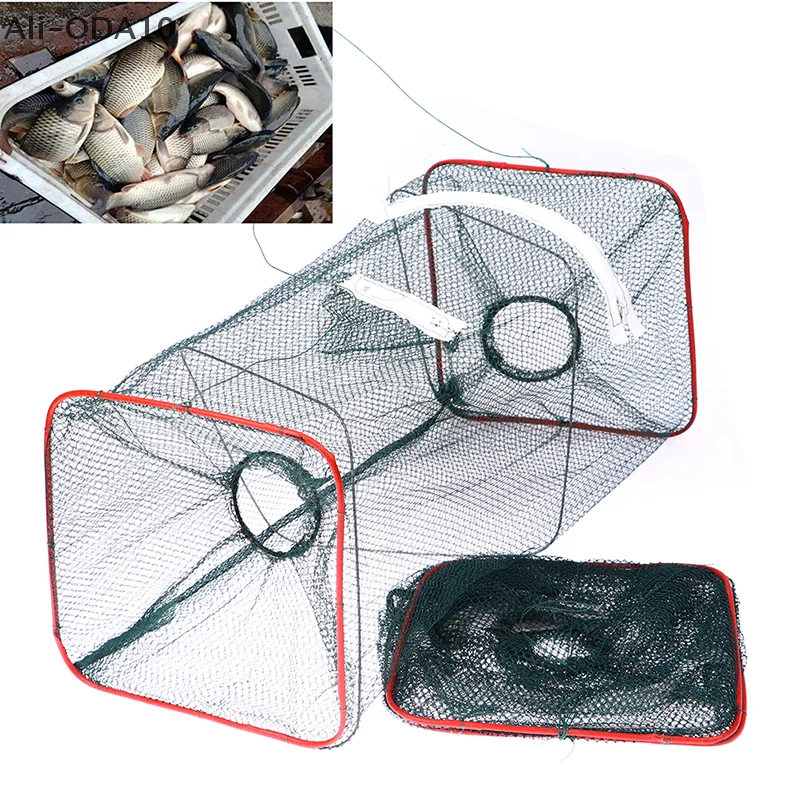 (ODA10)Portable Folding Fishing Net Dip Net Cage For Fish Nylon Steel Wire Shrimp Vessel Trap For Fishing Net Hands Trap Cage
(ODA10)Portable Folding Fishing Net Dip Net Cage For Fish Nylon Steel Wire Shrimp Vessel Trap For Fishing Net Hands Trap Cage