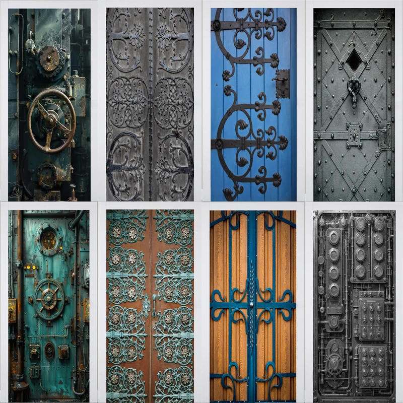 old metal 3D door wallpaper stickers vinyl vintage wooden door murals decals covers bathroom home decoration wall poster sticker
old metal 3D door wallpaper stickers vinyl vintage wooden door murals decals covers bathroom home decoration wall poster sticker