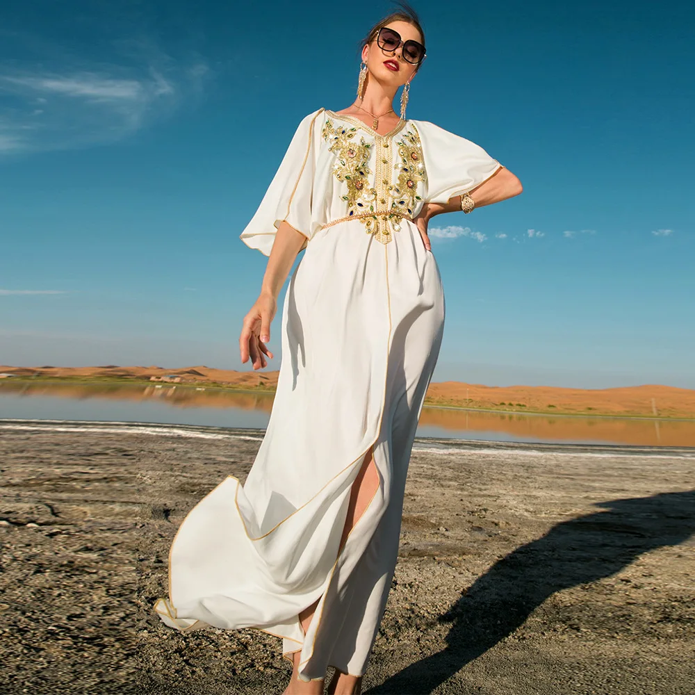Eid Hijab Abaya Diamond Evening Dresses Jilbab Muslim Dress Abayas for Women Dubai Khimar Robe Femme Musulmane Islam Clothing
Eid Hijab Abaya Diamond Evening Dresses Jilbab Muslim Dress Abayas for Women Dubai Khimar Robe Femme Musulmane Islam Clothing