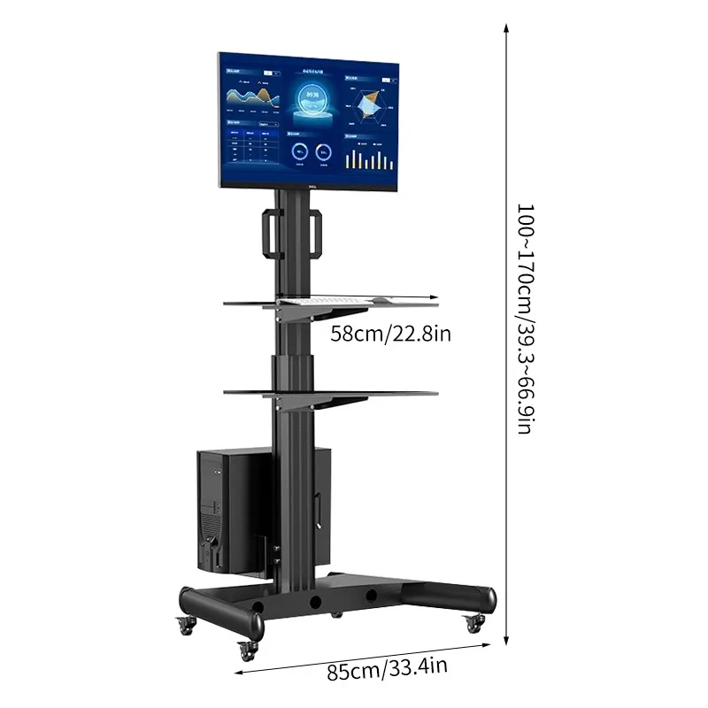 Mobile Medical Workstation Trolley Cart with 2 Trays
Mobile Medical Workstation Trolley Cart with 2 Trays
