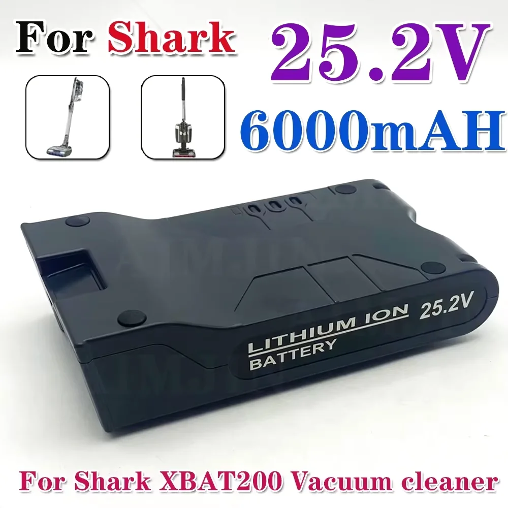 25.2V 6000mAh original battery for Shark S1 S2 S3 S4 S6 S7 S9 IC205 200C 200W XBAT200 XBAT200AS vacuum cleaner battery
25.2V 6000mAh original battery for Shark S1 S2 S3 S4 S6 S7 S9 IC205 200C 200W XBAT200 XBAT200AS vacuum cleaner battery