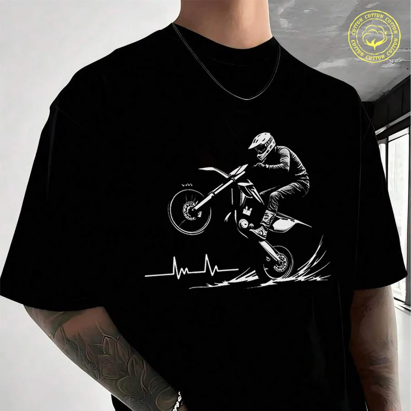 Real Motorcycle Graphic Men's Women Summer Cotton T-shirt Moto Short Sleeved Casual Basic TShirt Round Neck Unisex Tops
Real Motorcycle Graphic Men's Women Summer Cotton T-shirt Moto Short Sleeved Casual Basic TShirt Round Neck Unisex Tops