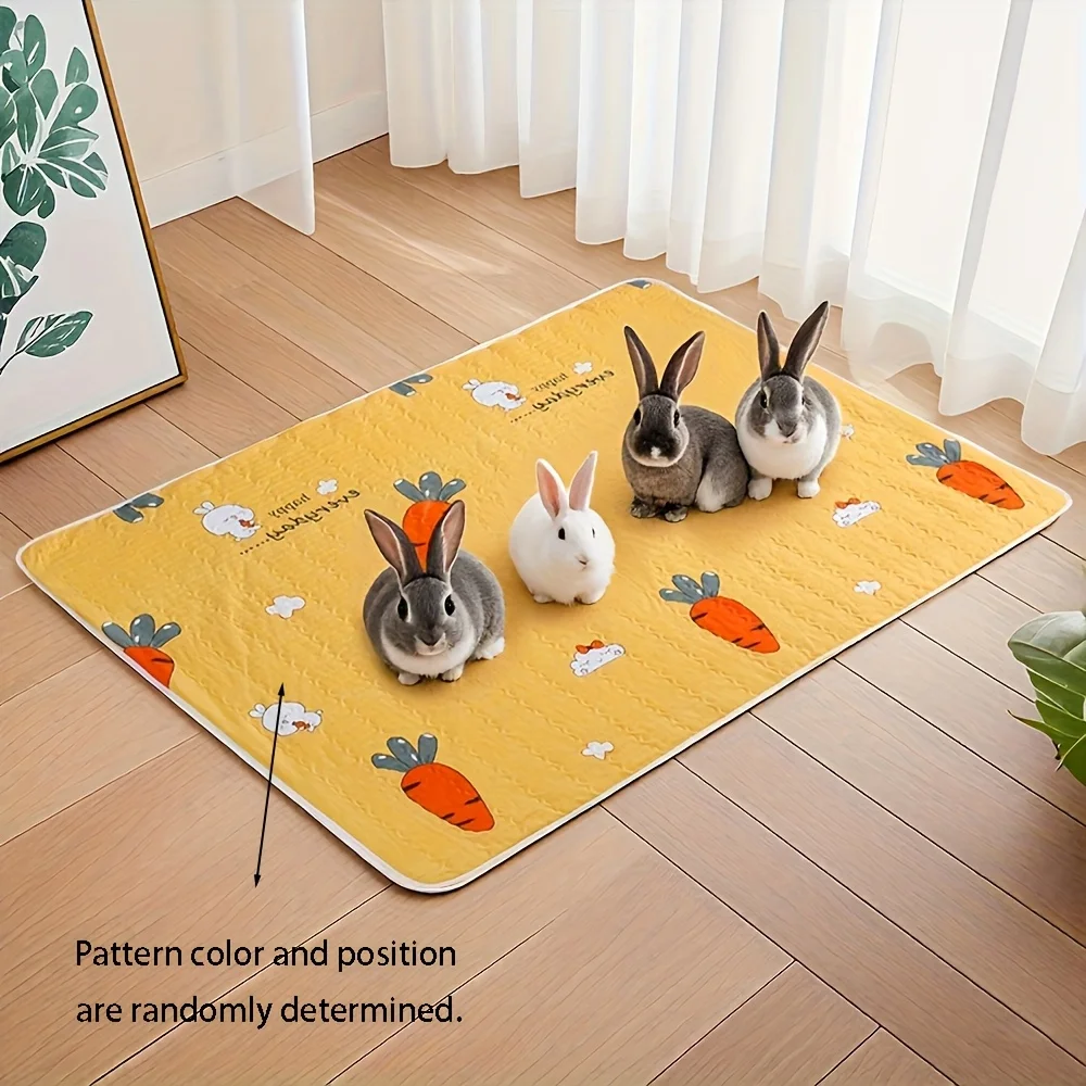 Cute Carrot-Shaped, Super Absorbent, Reusable Rabbit Toilet Mat with a Random Pattern, Easy to Clean, Machine Washable, Non-Slip
Cute Carrot-Shaped, Super Absorbent, Reusable Rabbit Toilet Mat with a Random Pattern, Easy to Clean, Machine Washable, Non-Slip