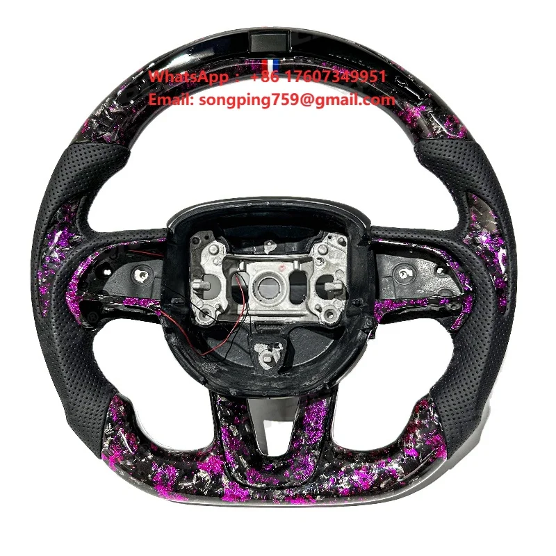 Custom Steering Wheel for Dodge Challenger Charger RT Durango SRT Jeep Cherokee Trackhawk Hellcat Forged Purple/LED
Custom Steering Wheel for Dodge Challenger Charger RT Durango SRT Jeep Cherokee Trackhawk Hellcat Forged Purple/LED