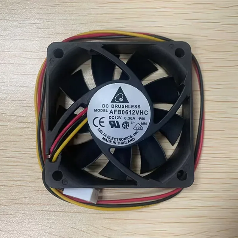 New, Ready Stock Brand New 1PCS New BRUSHLESS AFB0612VHC -F00 Cooling 6015 6CM DC12V 0.36A 3Pin for Plc
New, Ready Stock Brand New 1PCS New BRUSHLESS AFB0612VHC -F00 Cooling 6015 6CM DC12V 0.36A 3Pin for Plc