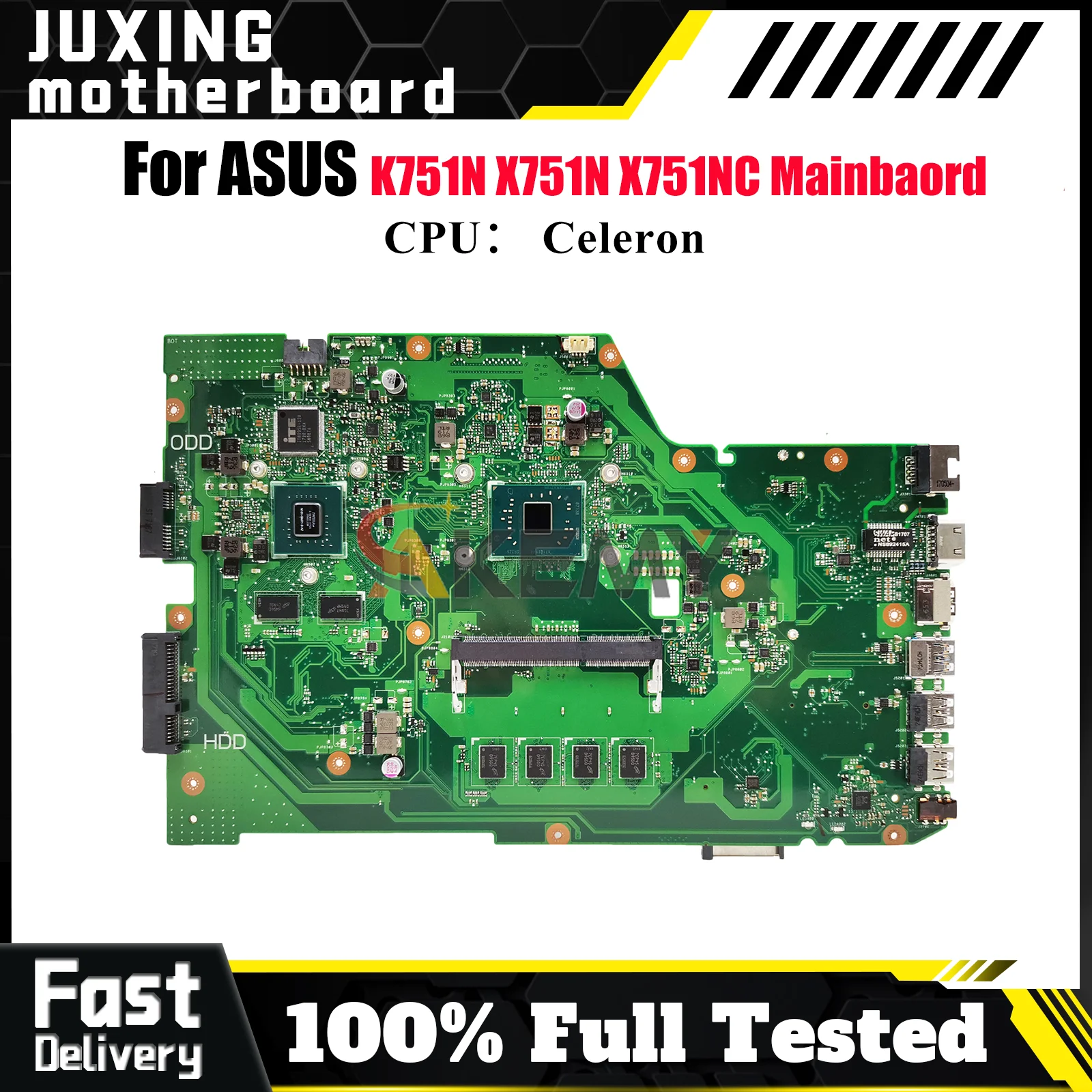 X751NV Laptop Motherboard For ASUS VivoBook X751NV X751NC K751N X751N X751NA Notebook Mainboard With Celeron CPU 106% tests OK
X751NV Laptop Motherboard For ASUS VivoBook X751NV X751NC K751N X751N X751NA Notebook Mainboard With Celeron CPU 106% tests OK