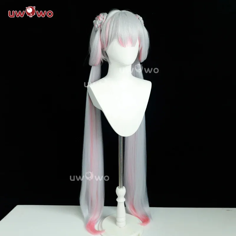 CyUWOWO Jinhsi Wig Game Wuthering Waves Jinhsi Peach Blossom Cosplay Wig With Tonytail Long Hair Gray and Pink Hair
CyUWOWO Jinhsi Wig Game Wuthering Waves Jinhsi Peach Blossom Cosplay Wig With Tonytail Long Hair Gray and Pink Hair