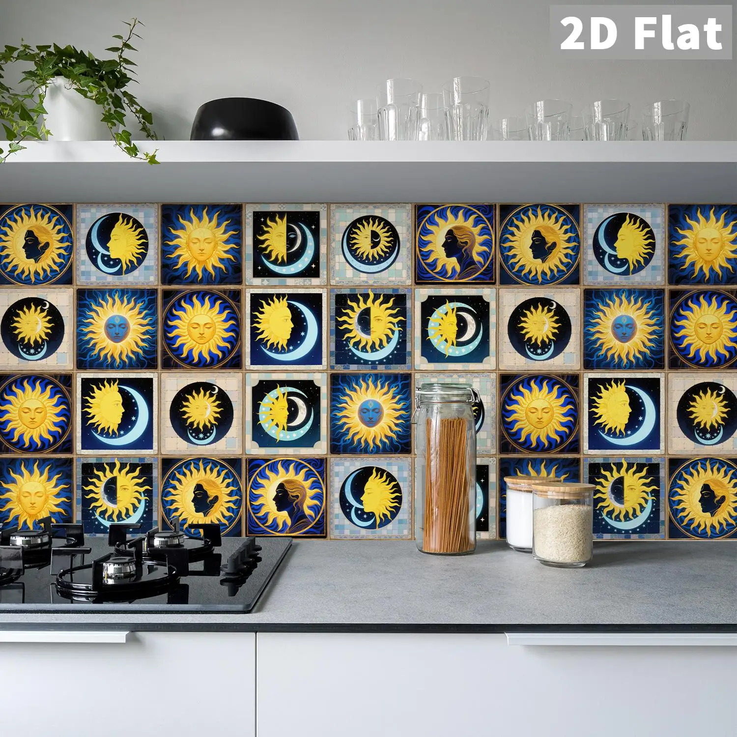 Retro Astrology Sun Moon Tile Stickers Bathroom Kitchen Living Room Self Adhesive Decorative Stickers
Retro Astrology Sun Moon Tile Stickers Bathroom Kitchen Living Room Self Adhesive Decorative Stickers