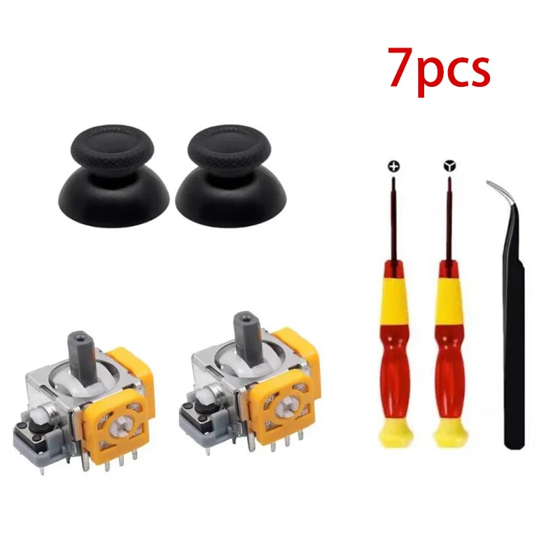 Сменный джойстик для контроллера Xbox One Xbox Series S/X, 3D аналоговые джойстики, комплект запасных частей, аксессуары для отверток
Сменный джойстик для контроллера Xbox One Xbox Series S/X, 3D аналоговые джойстики, комплект запасных частей, аксессуары для отверток