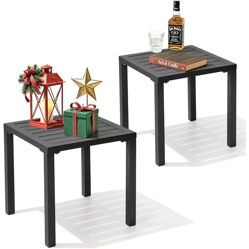 Crestlive Products Aluminum Outdoor Side Table Set of 2, Pool Lounge Chair Side Table, Weather Resistant Small Square Coffee End
Crestlive Products Aluminum Outdoor Side Table Set of 2, Pool Lounge Chair Side Table, Weather Resistant Small Square Coffee End
