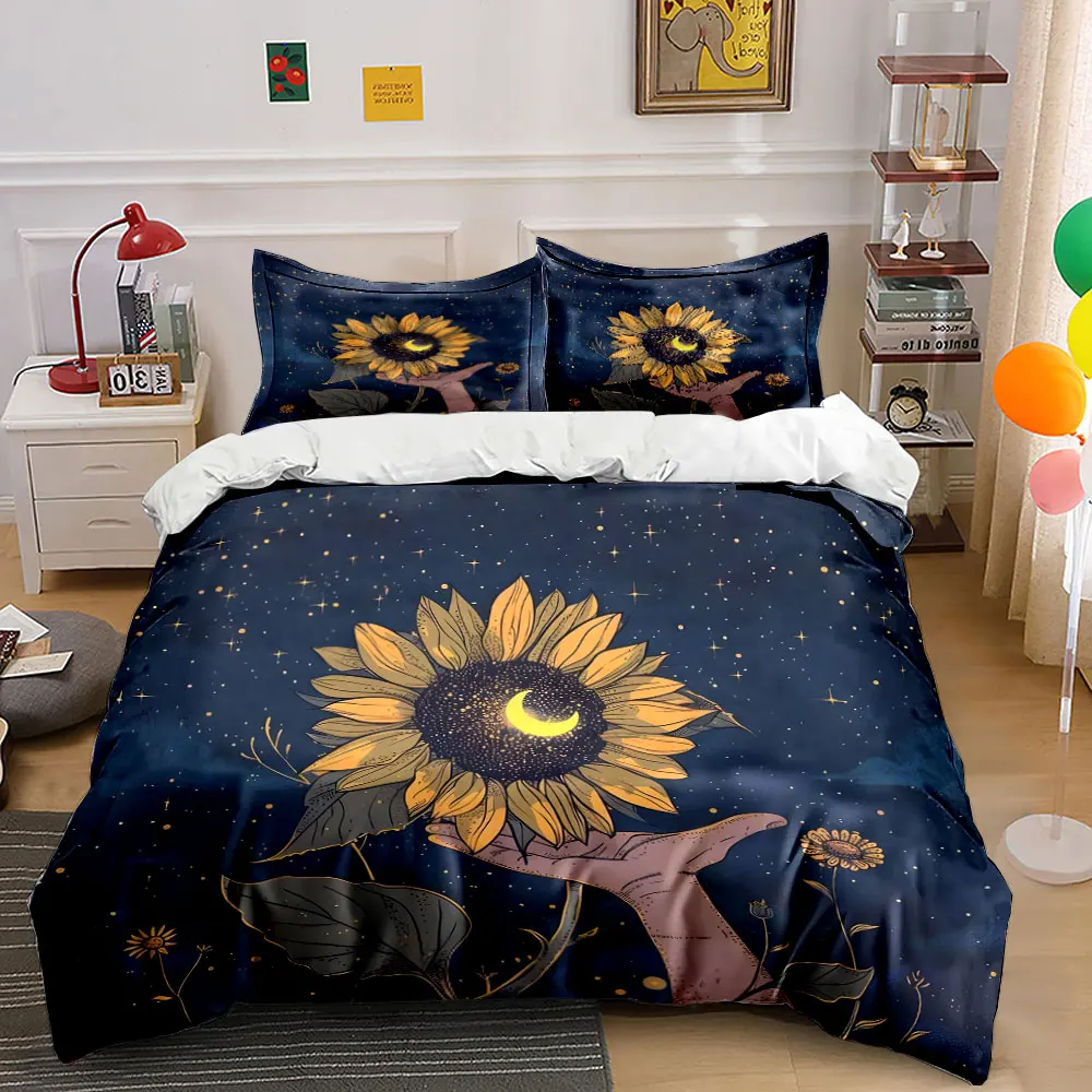 Hand holding celestial sunflower. Print Bedding Set 1 Duvet Cover 2 Pillowcases for Adult and Children Luxury Gift Full Size
Hand holding celestial sunflower. Print Bedding Set 1 Duvet Cover 2 Pillowcases for Adult and Children Luxury Gift Full Size