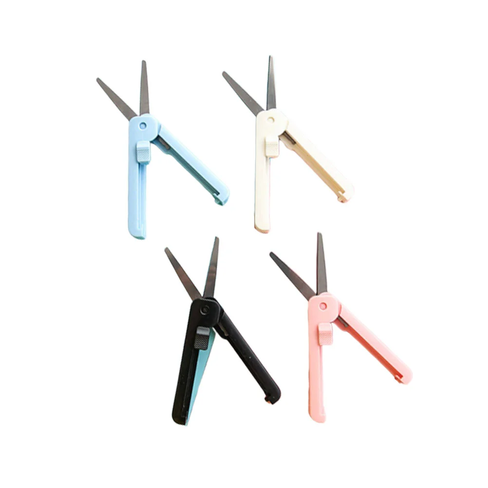 4pcs Creative Portable Scissors Mini Folding Scissors Telescopic Safety for Home Office Outdoor (Mixed Colors)
4pcs Creative Portable Scissors Mini Folding Scissors Telescopic Safety for Home Office Outdoor (Mixed Colors)