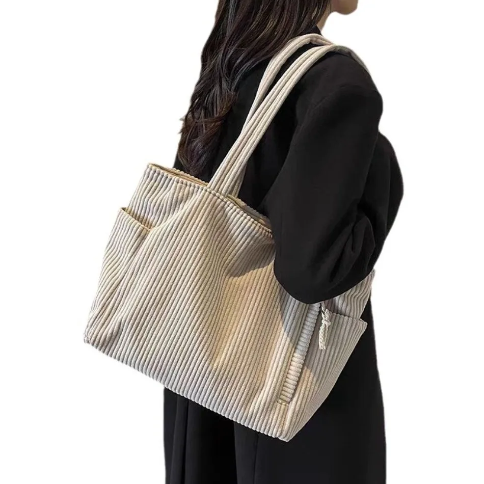 Corduroy bag female large capacity 2025 new fall and winter casual shoulder shopping bag senior sense of commuting Tote bags
Corduroy bag female large capacity 2025 new fall and winter casual shoulder shopping bag senior sense of commuting Tote bags